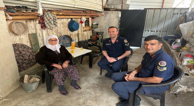 Jandarmadan gazi ve şehit ailelerine vefa