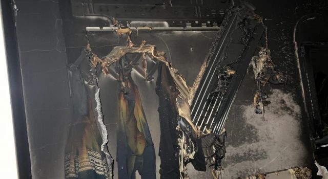 Klimadan çıkan yangında bir kişi hayatını kaybetti