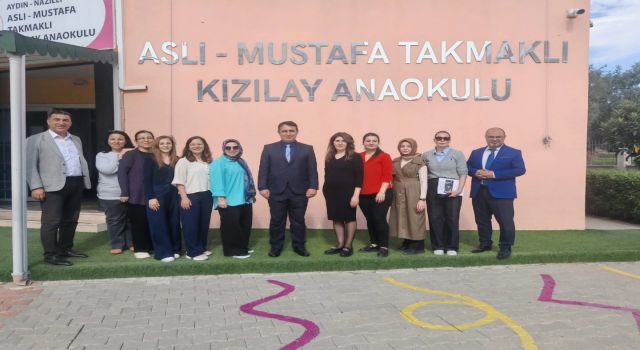 Nazilli İlçe Milli Eğitim Müdürü İsmail Şimşek’ten Kızılay Anaokulu’na Ziyaret