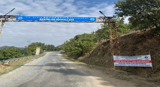 Bekirler Mahallesi'nde yeni içme suyu terfi hattı çalışmaları sürüyor