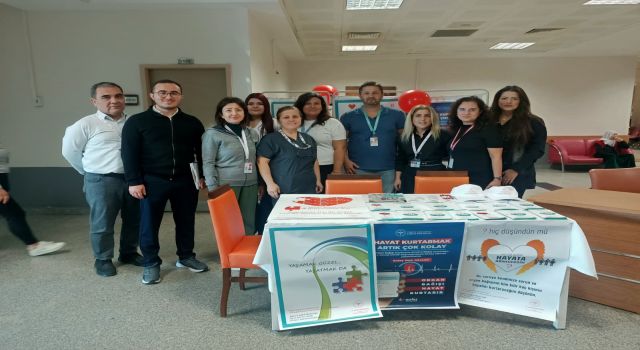 Nazilli Devlet Hastanesinde Organ Bağışı Haftası İçin Stand Açıldı