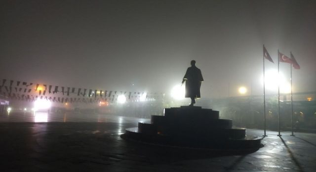 Aydın’da puslu sabah manzaraları mest etti