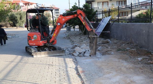 Bozdoğan Belediyesi, okullarda çevre düzenlemelerini sürdürüyor