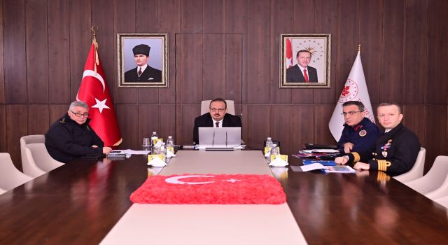 Vali Canbolat, Bakan Yerlikaya ile görüştü