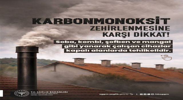 Karbonmonoksit zehirlenmelerine dikkat