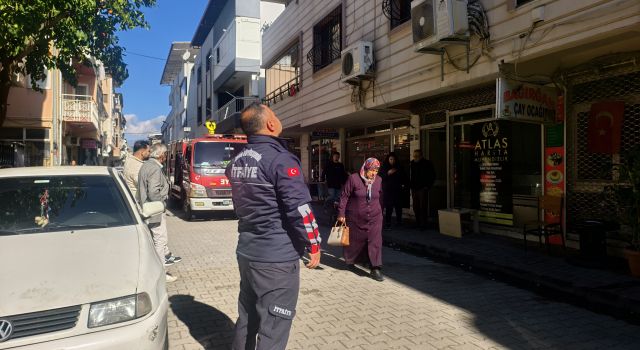 Nazilli’de Çay Ocağında Baca Yangını Panik Yarattı
