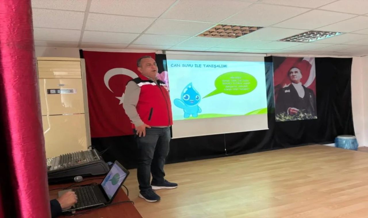 Aydın'da öğrencilere su tasarrufu eğitimi