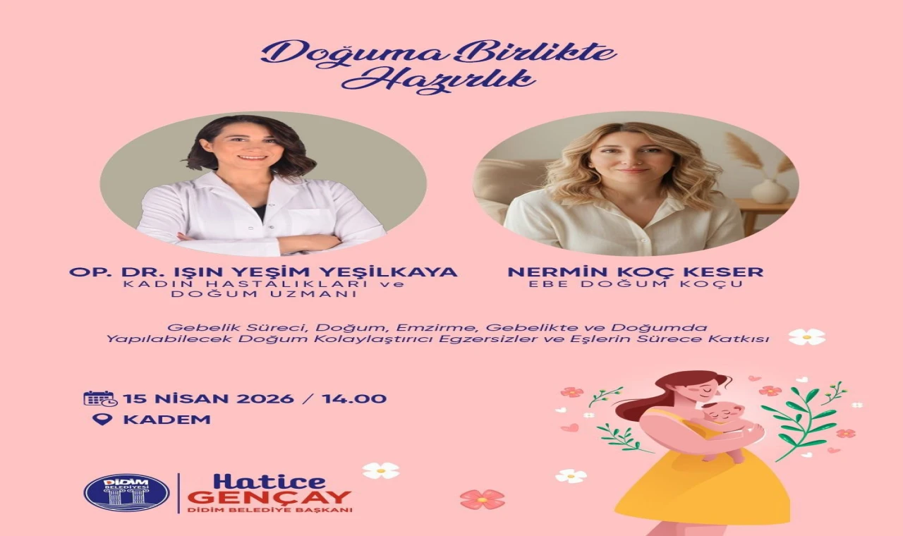 DİDİM BELEDİYESİ’NDEN ANNE ADAYLARINA DESTEK PROGRAMI