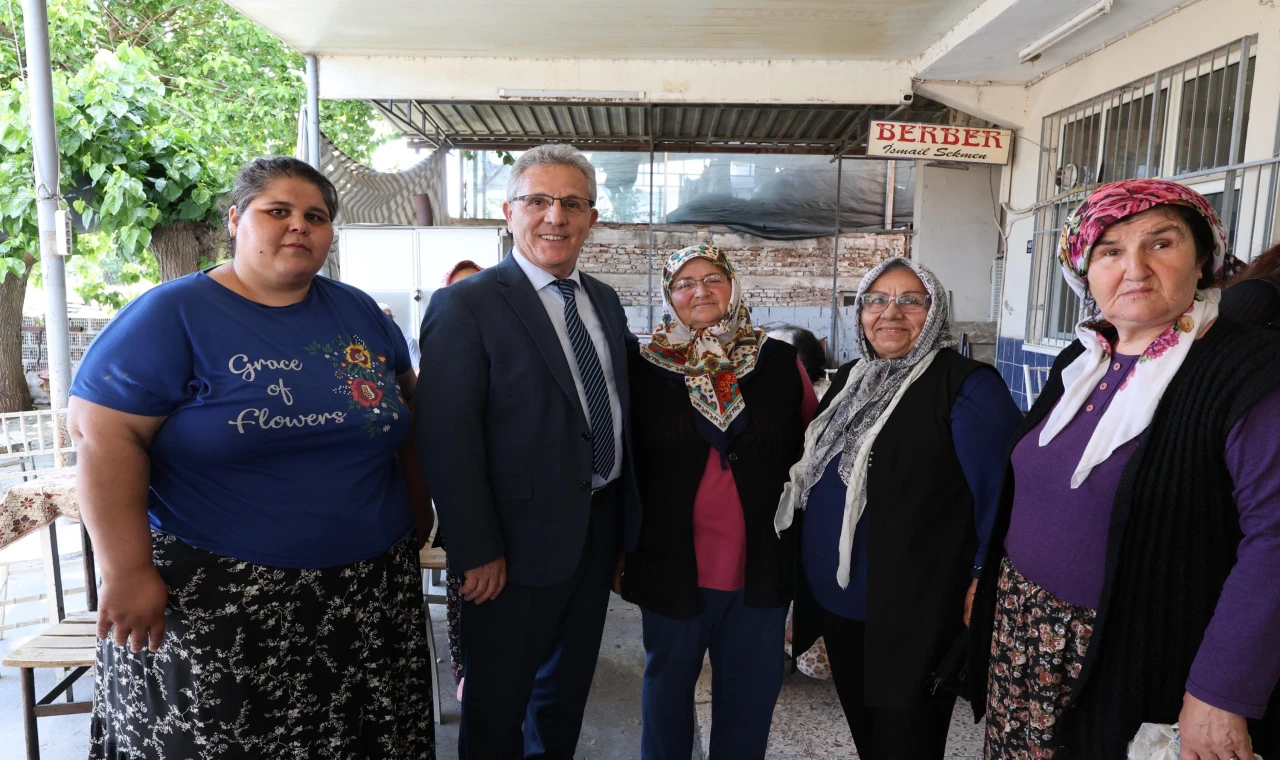 Başkan Tetik Güzelköy’de vatandaşlarla buluştu