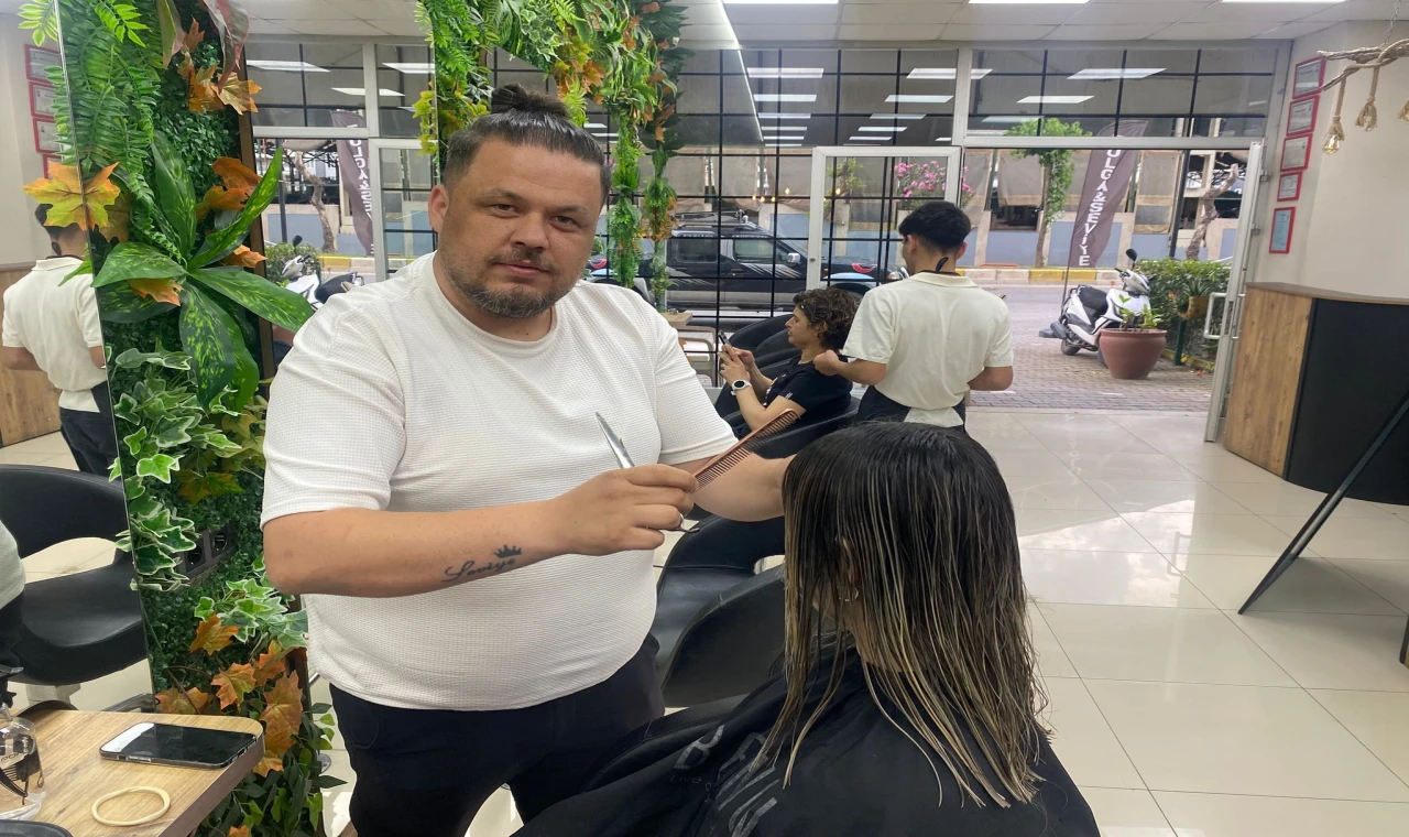 Berber ve kuaförlerde bayram yoğunluğu başladı