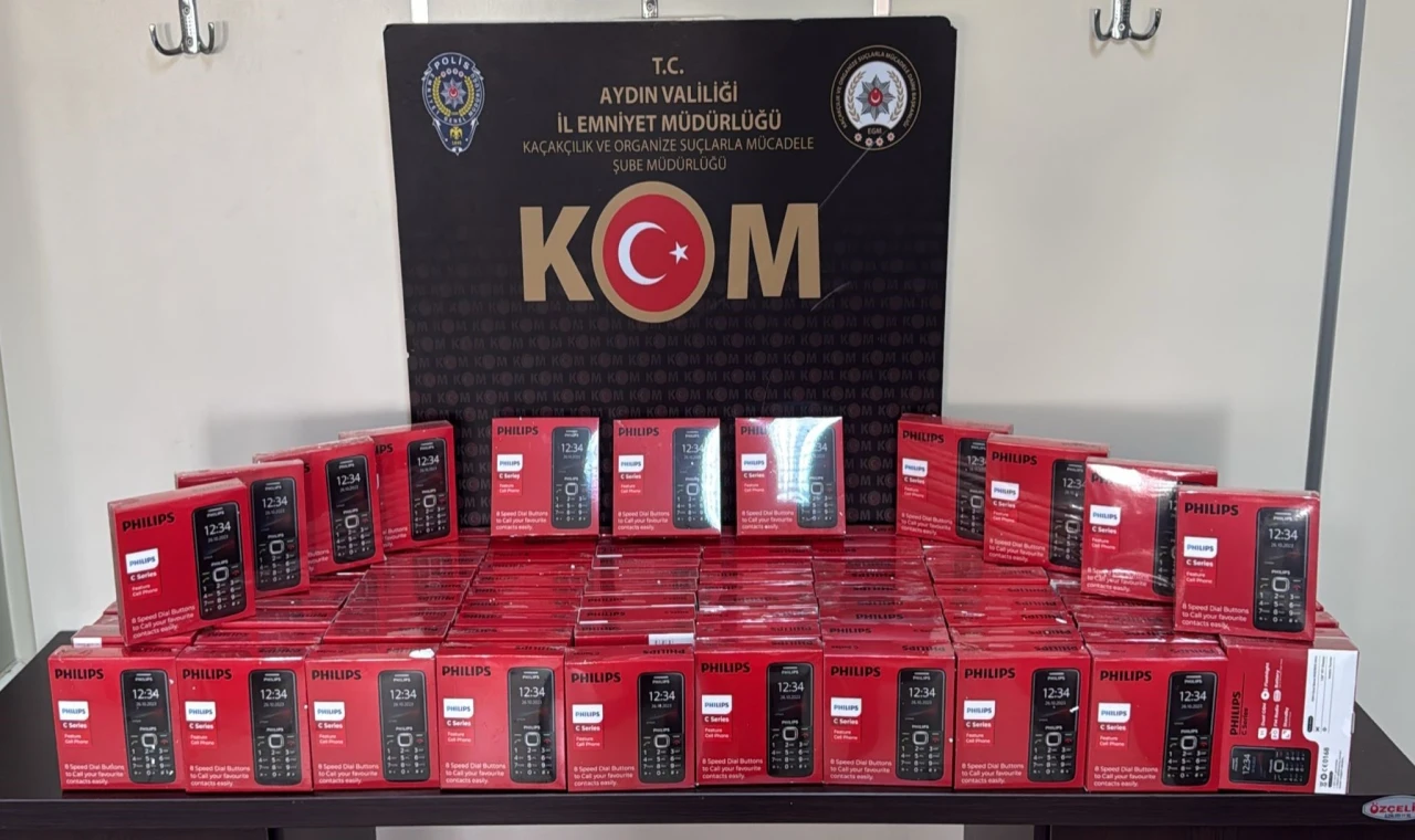 Kaçak telefon operasyonu: 100 cihaza el konuldu
