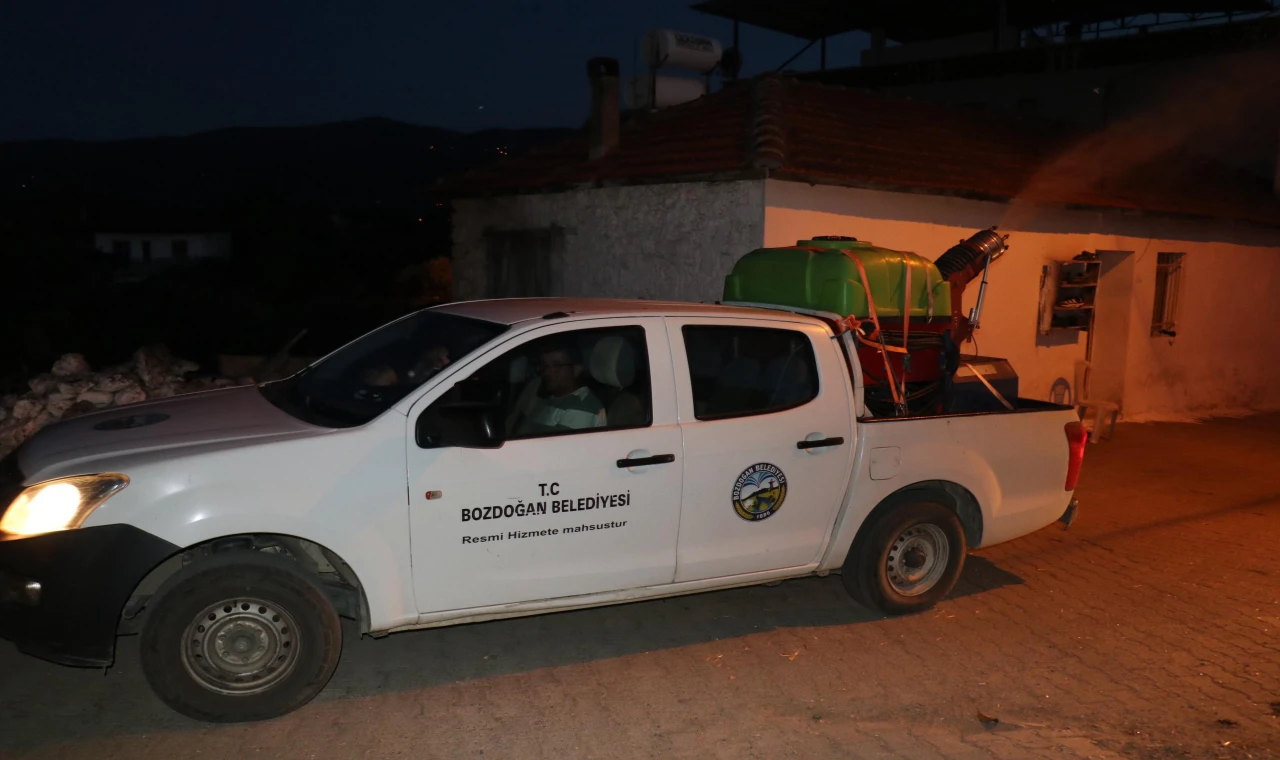 Bozdoğan Belediyesi Sahada: İlaçlama Çalışmaları Başladı