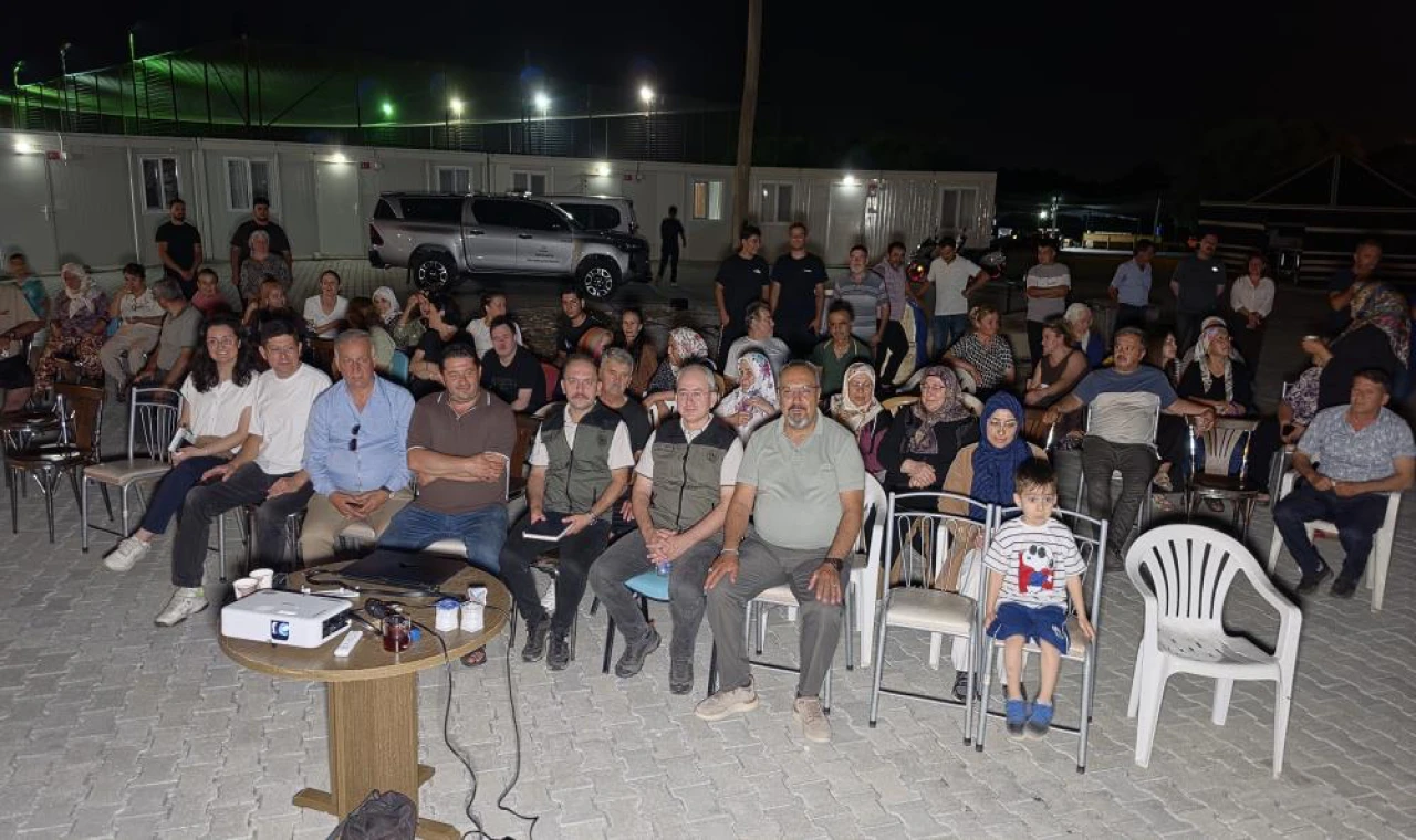 Kazı evinde bilgilendirme etkinliği yapıldı