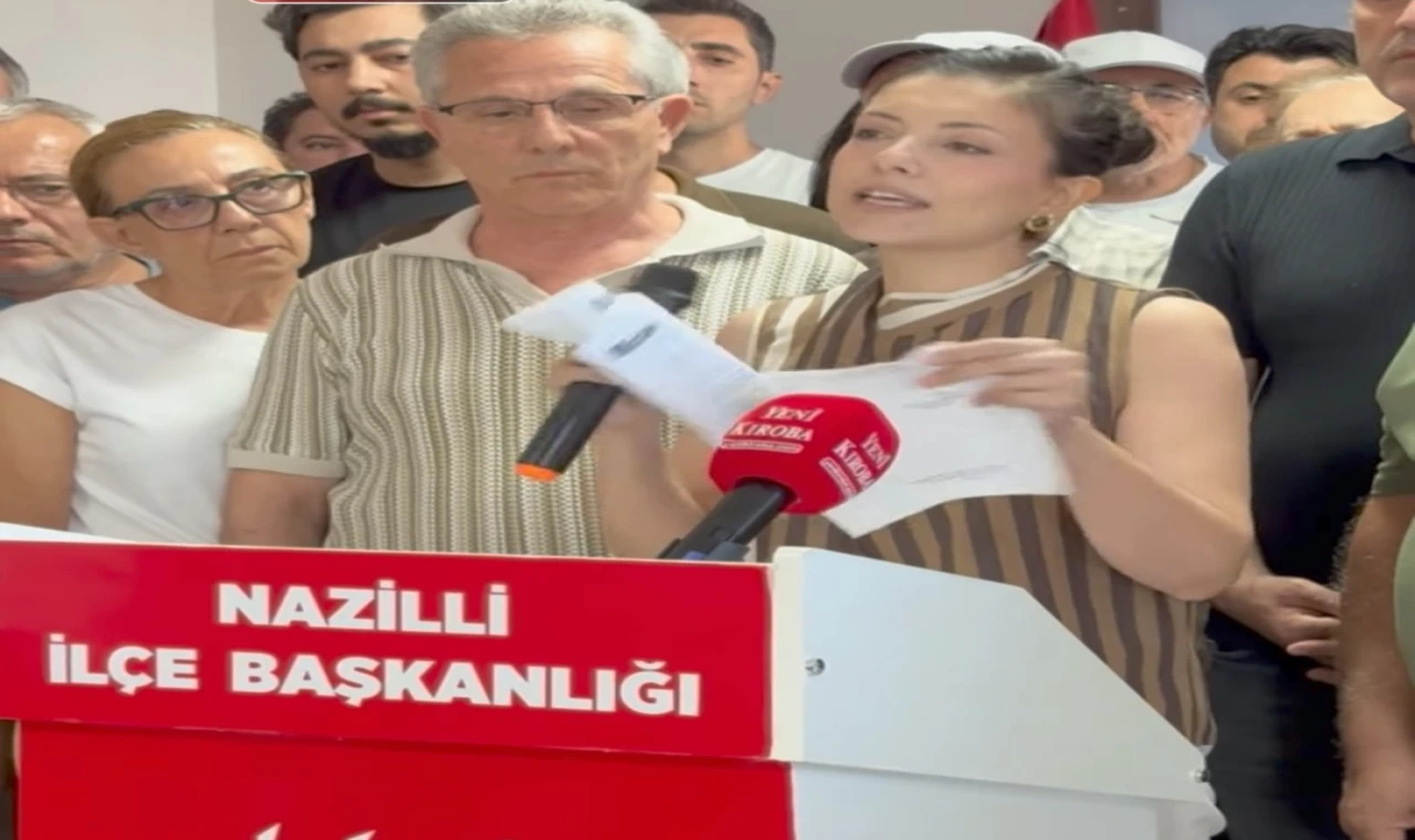 CHP Nazilli'de kriz derinleşti: Görevden alınan Ökmen kararı yırttı