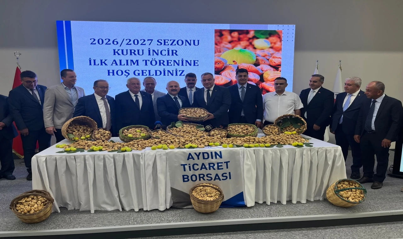 Aydın’da Kuru İncirde 2026-2027 Sezonunun İlk Alımı Gerçekleştirildi