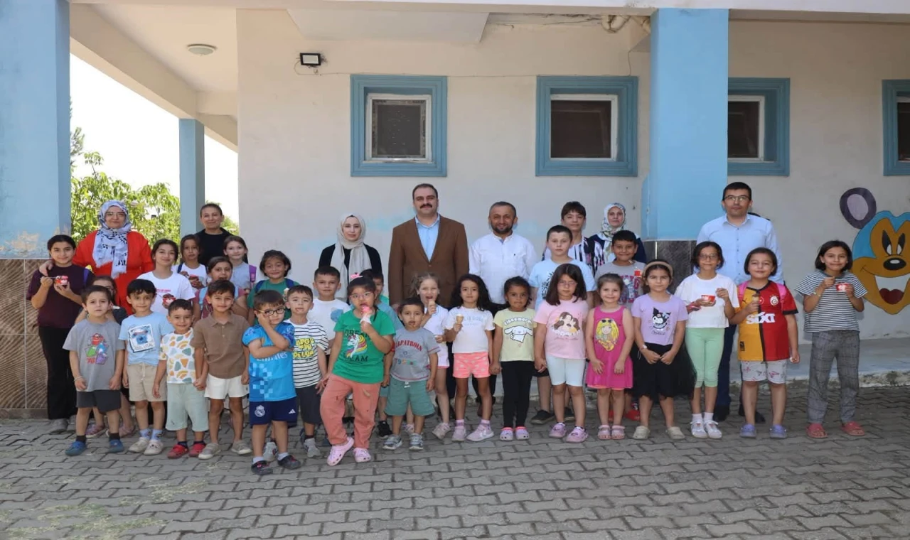 Kaymakam Battal öğrencilerle bir araya geldi