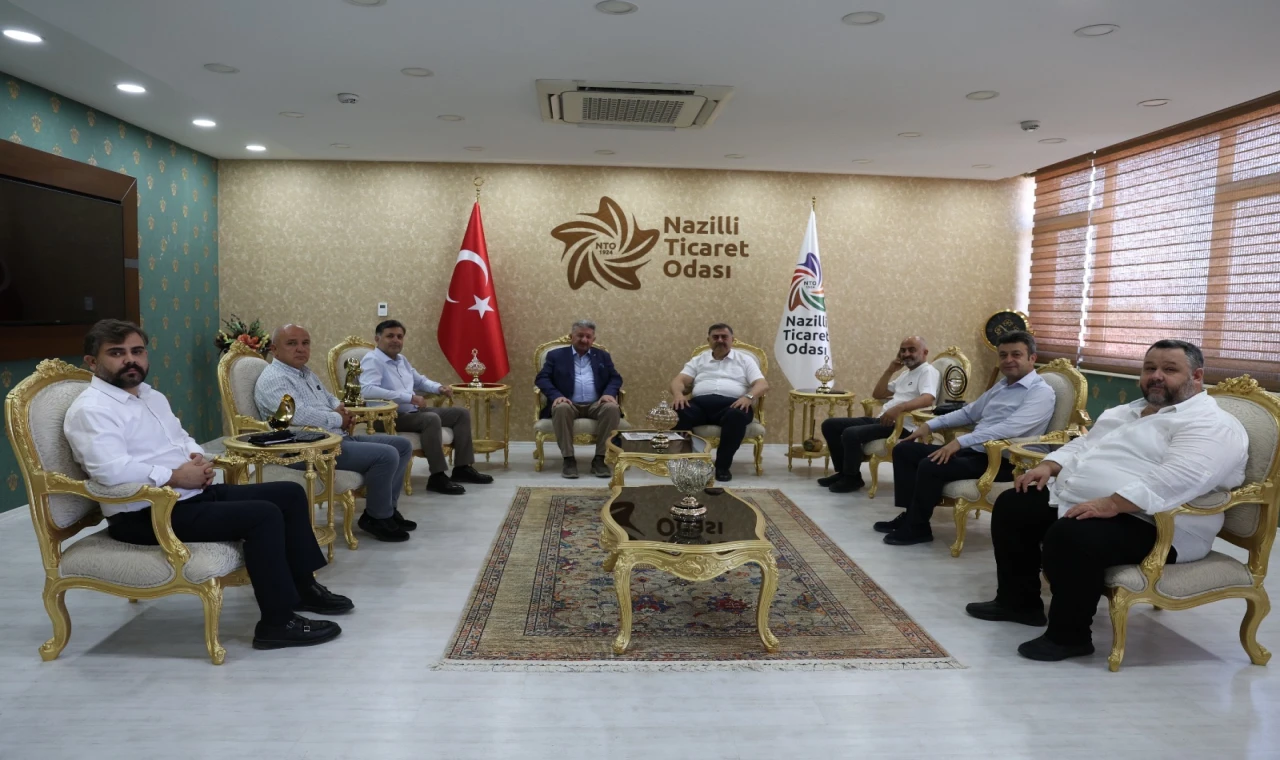 Nazilli Ticaret Odası’nı Rıfat Sait Ziyaret Etti