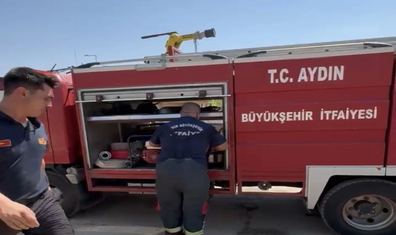 NAZİLLİ’DE KORKU DOLU ANLAR: ÇOCUKLARINI EVE KİLİTLEYİP HALIYI ATEŞE VERDİ