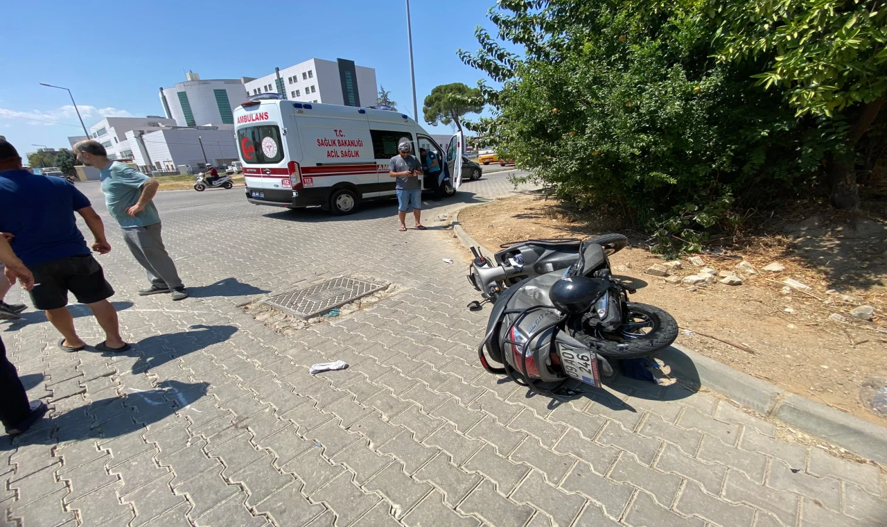 Nazilli’de Trafik Kazası: Otomobil ile Motosiklet Çarpıştı, 2 Yaralı