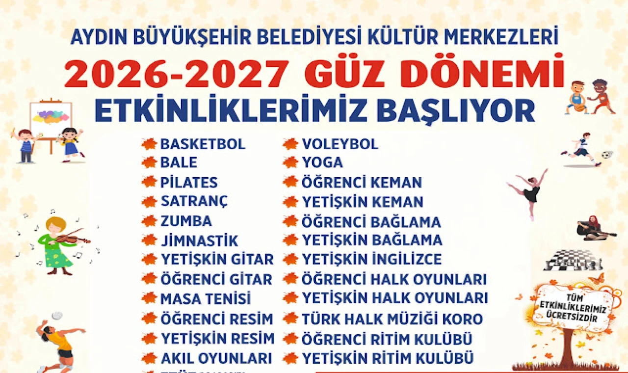 BAŞKAN ÇERÇİOĞLU AYDINLILARI SPOR, SANAT VE EĞİTİMLE BULUŞTURUYOR