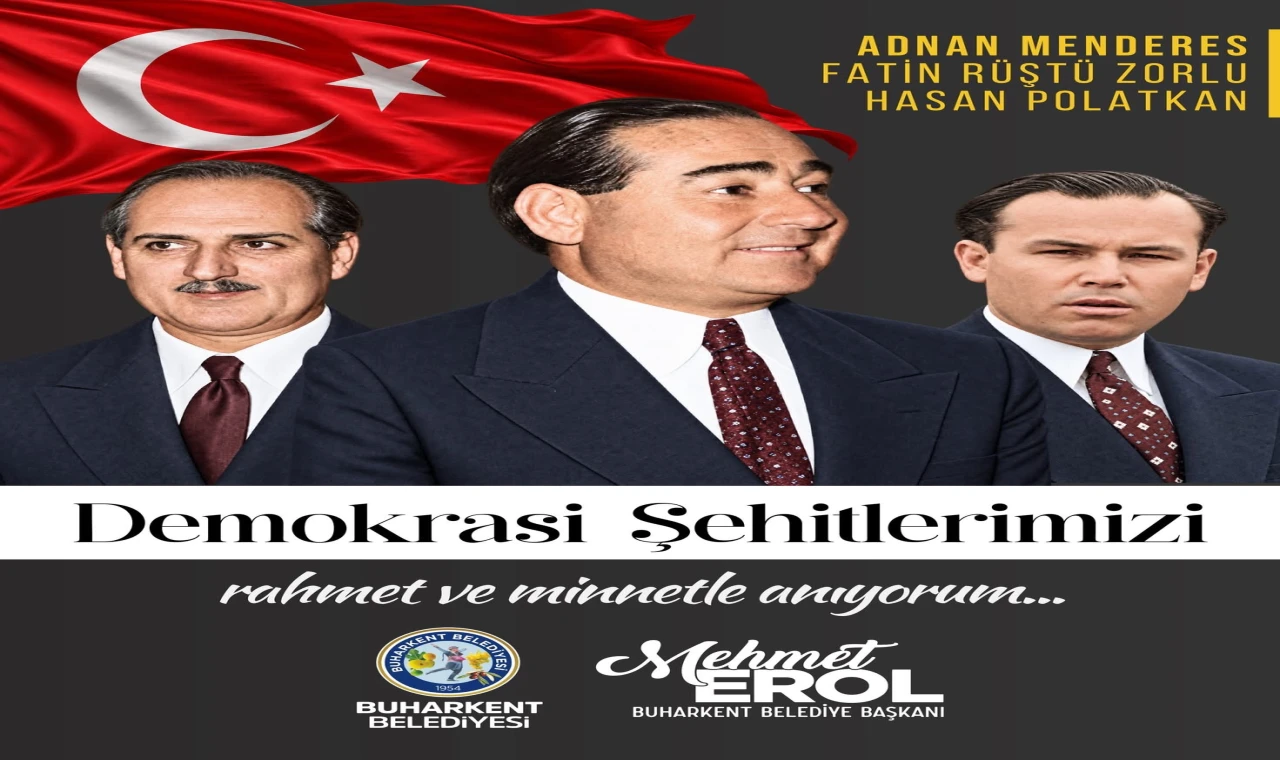 Başkan Erol’dan Buharkent’te Menderes, Zorlu ve Polatkan için hayır
