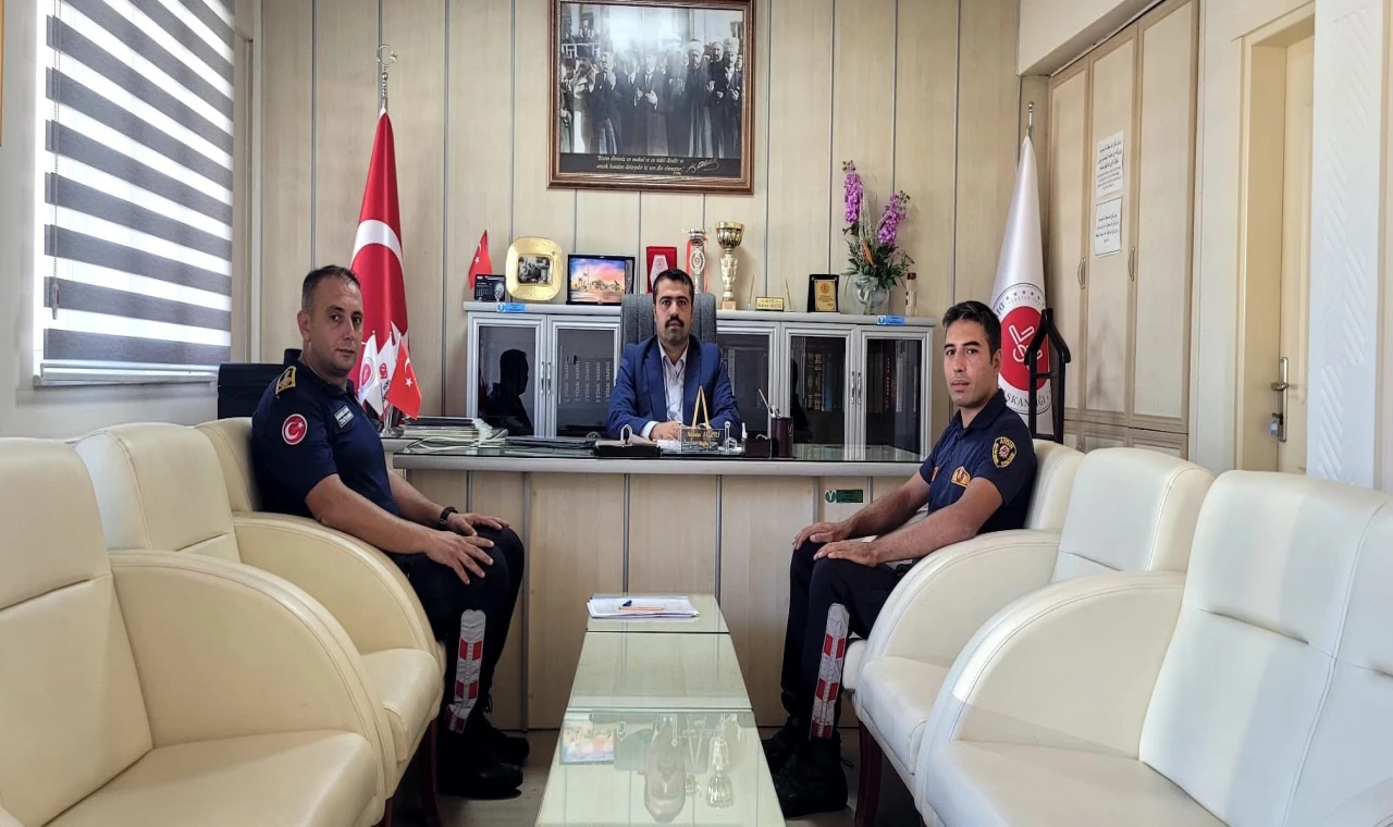 Bozdoğan’da din görevlilerine yangın eğitimi verildi