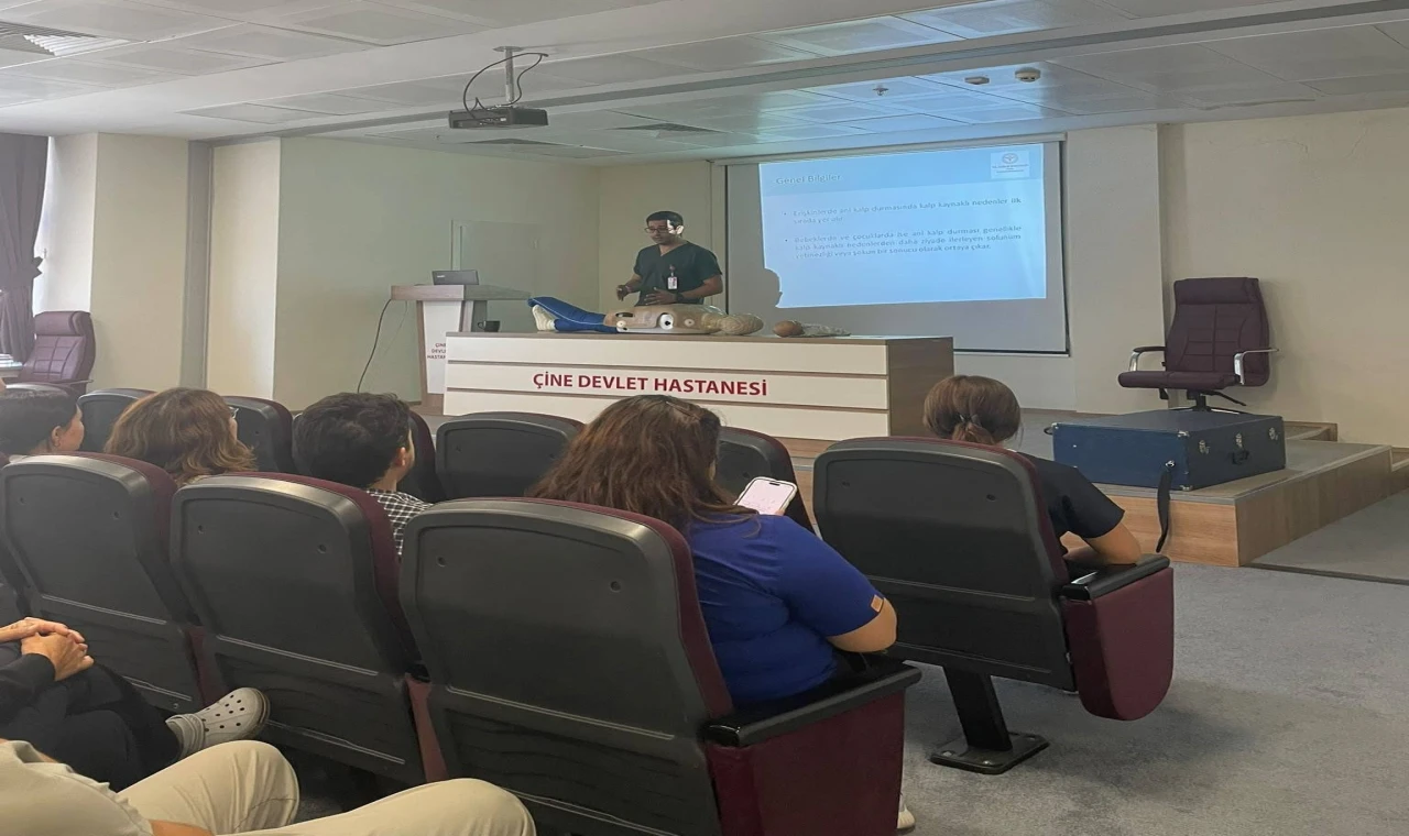 Çine Devlet Hastanesi personeline temel yaşam desteği eğitimi