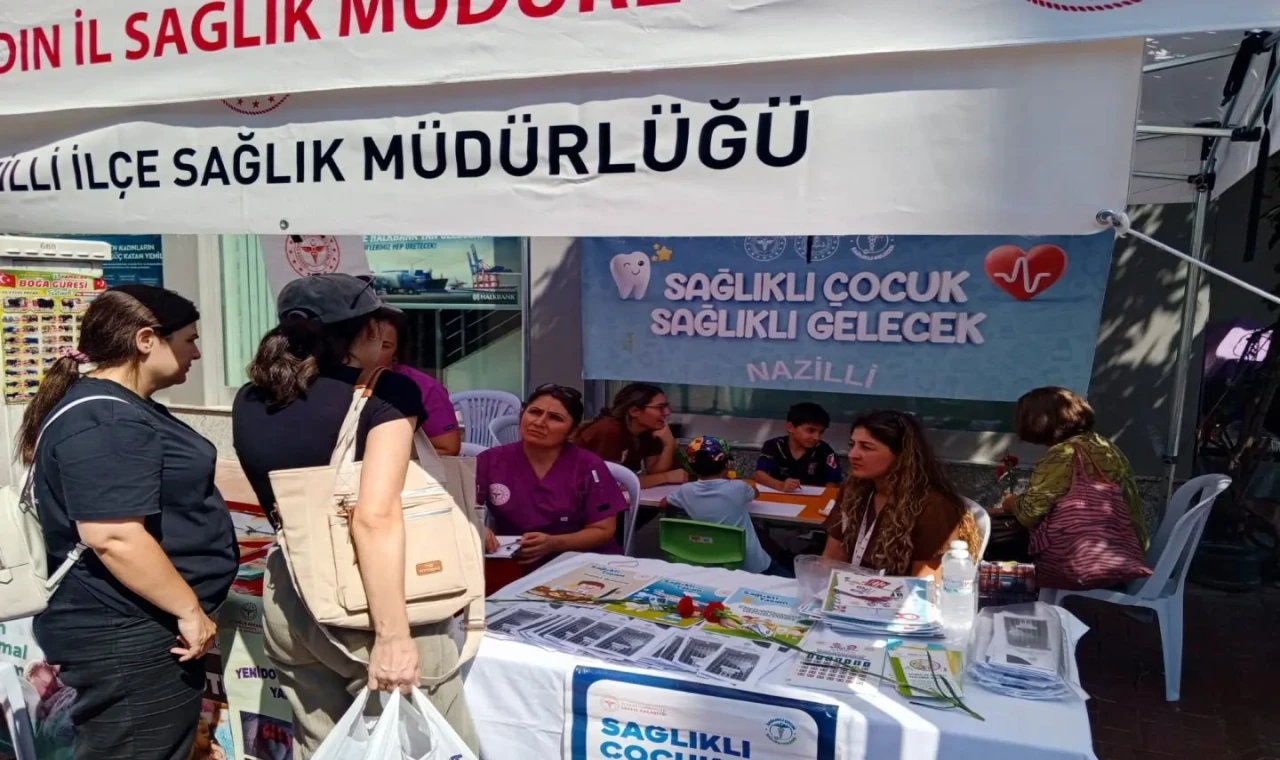Nazilli’de Halk Sağlığı Haftası’nda sağlıklı gelecek için farkındalık çalışması
