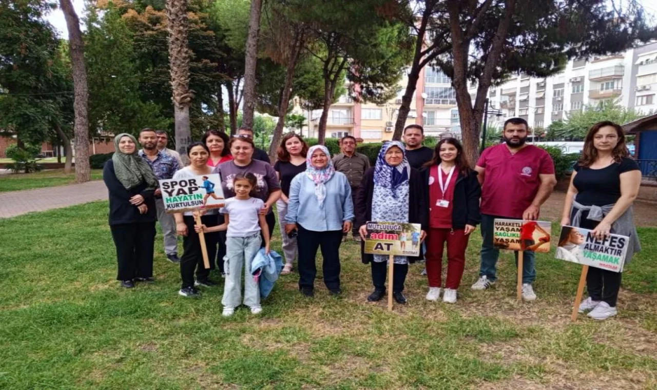 Nazilli'de vatandaşlar sağlıklı yaşam için harekete geçti
