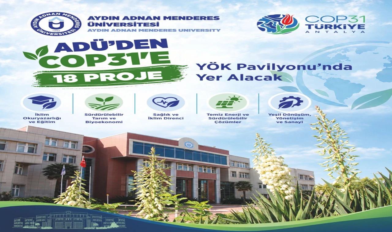 ADÜ'den iklim mücadelesine 18 projelik katkı