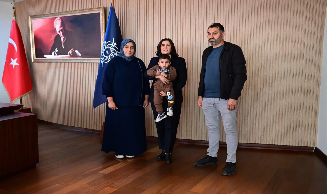 Başkan Çerçioğlu kas hastası minik Muhammed için destek istedi