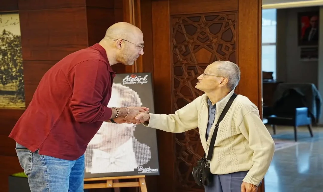 Başkan Zencirci, Ahilik Unvanlı Terzi İsmail Gülcan’ı Ağırladı