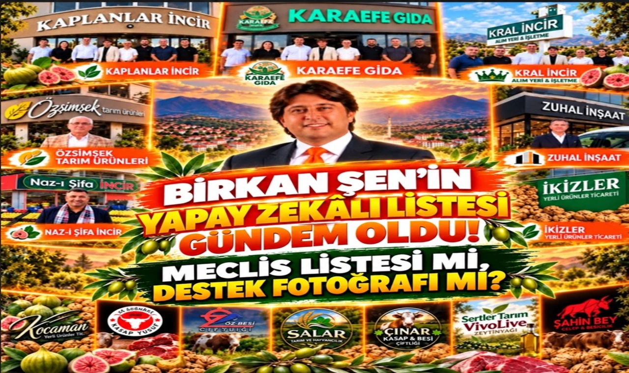 BİRKAN ŞEN’İN YAPAY ZEKALI LİSTESİ TEPKİYE NEDEN OLDU!