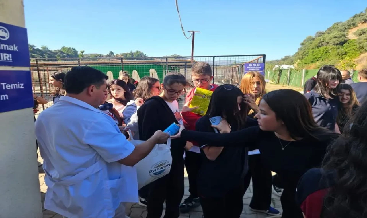 Germencik’te çocuklar can dostlarla buluştu
