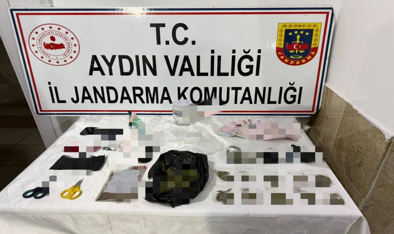 Nazilli'deki ev aramasında uyuşturucu deposu ortaya çıktı