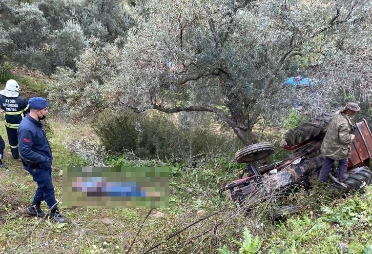 Aydın'da traktör kazası: 1 ölü