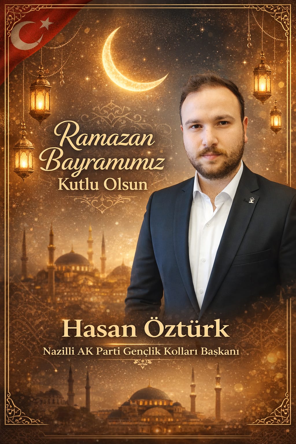 HASAN ÖZTÜRK AK PARTİ NAZİLLİ GENÇLİK KOLLARI İLÇE BAŞKANI