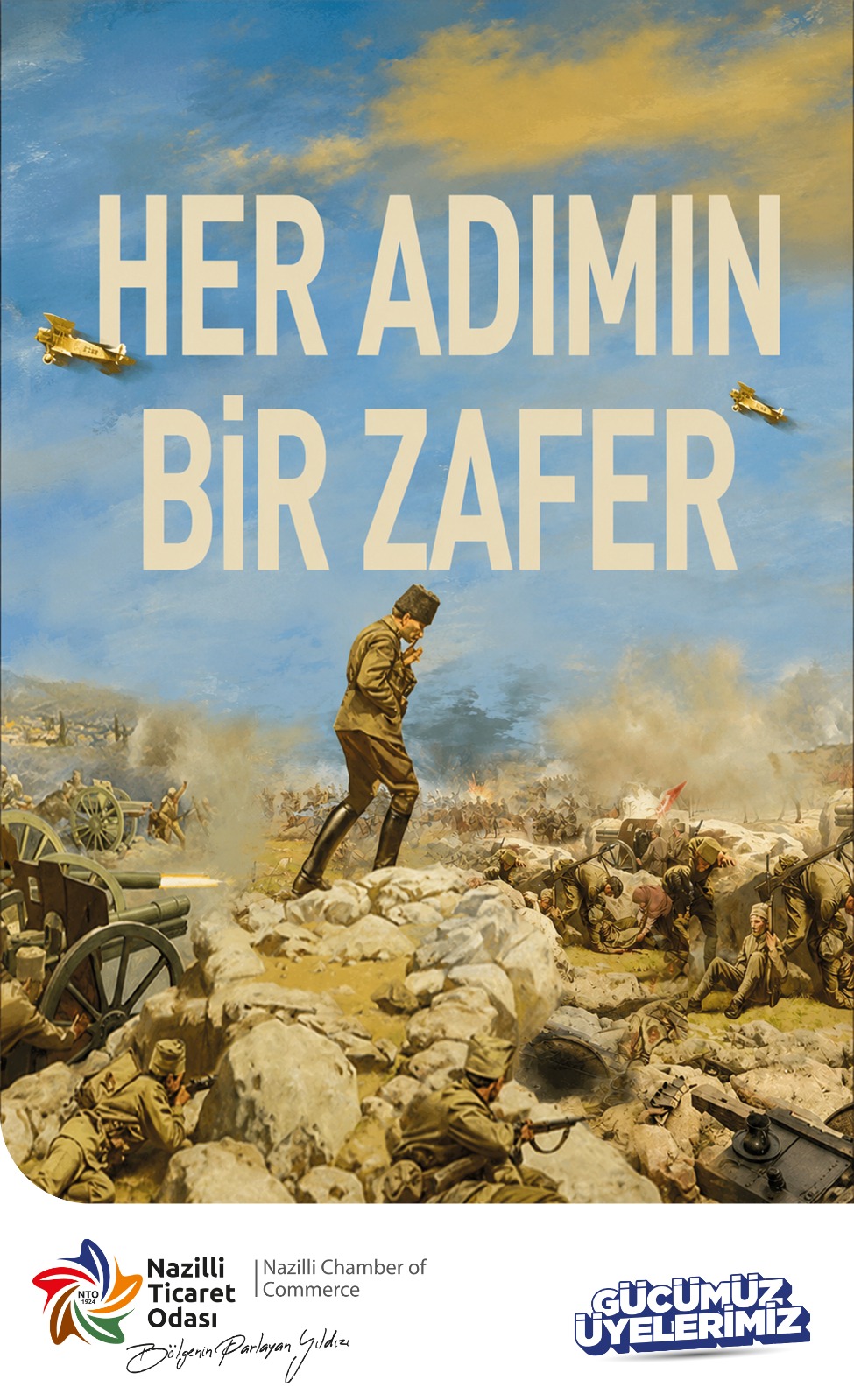 NAZİLLİ TİCARET ODASI 30 AĞUSTOS KUTLAMA İLANI