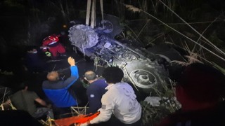 Kanala devrilen traktörün sürücüsü hayatını kaybetti