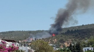 Bodrum’da Yangın Çıktı