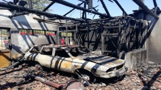 Tekstil atölyesi küle döndü