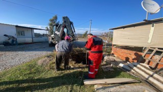 Kuyuya Düşen Talihsiz İneği İtfaiye Kurtardı