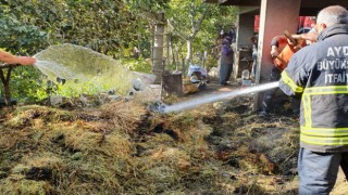 Saman Deposunda Yangın