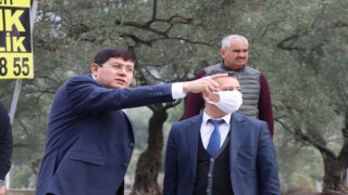 Başkan Özcan Pınarbaşı Mahallesi’nde yol yapım çalışmalarını yerinde inceledi