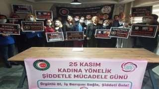 HAK-İŞ’li Kadınlar Şiddete ‘Hayır’ Dedi