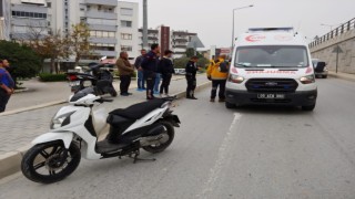 Motosiklet kazasında 1 kişi yaralandı