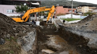 Söke-Milas Karayolu’nda yaşanan taşkına çözüm