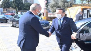 Aydın Valisi Aksoy, Başkan Atabay'ı ziyaret etti