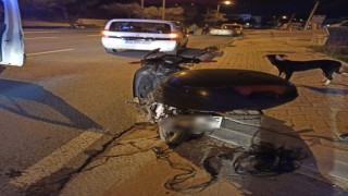 Kuşadası'nda motosiklet kazası