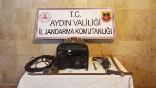 Germencik'te kaçak kazı yapan şüpheliler yakalandı